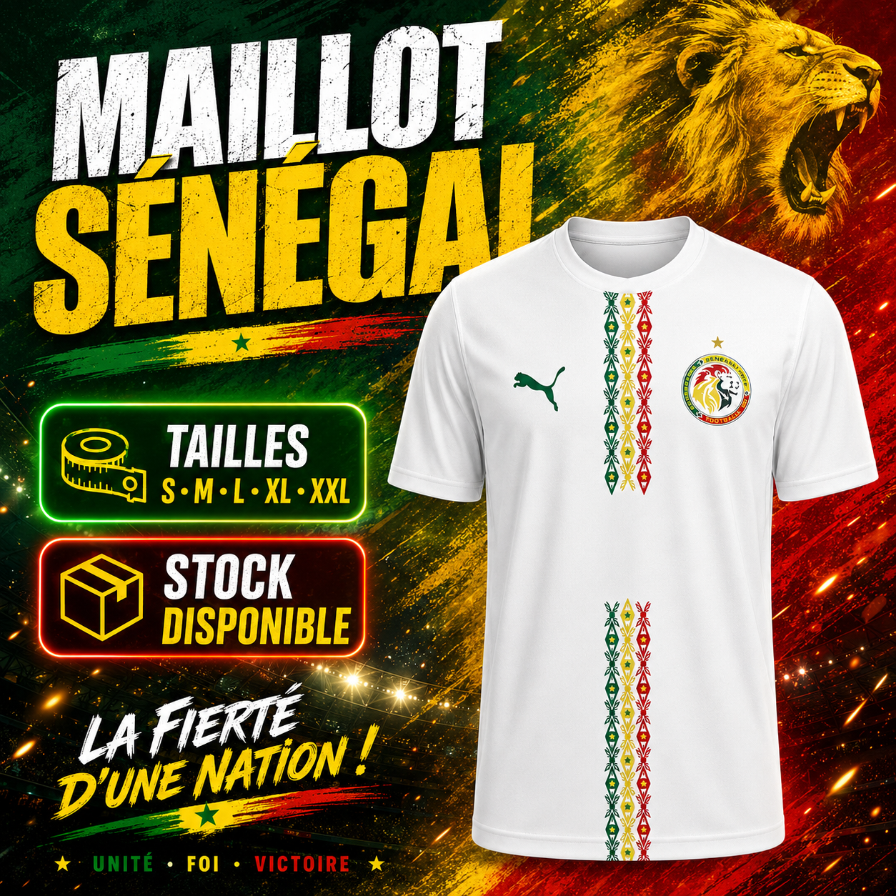 Maillot Supporter Sénégal