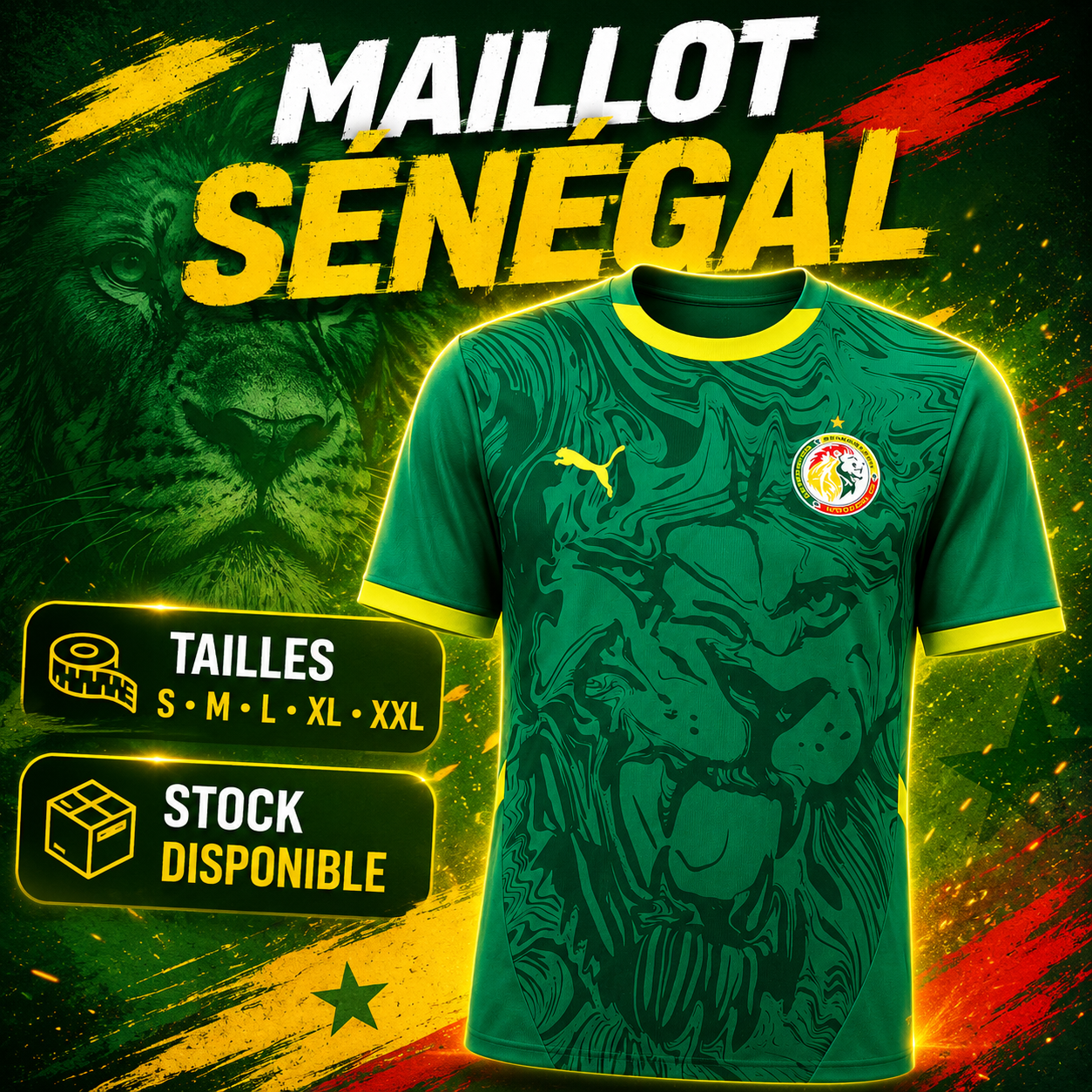 Maillot Supporter Sénégal
